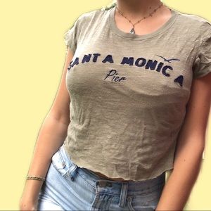 Santa Monica pier tee